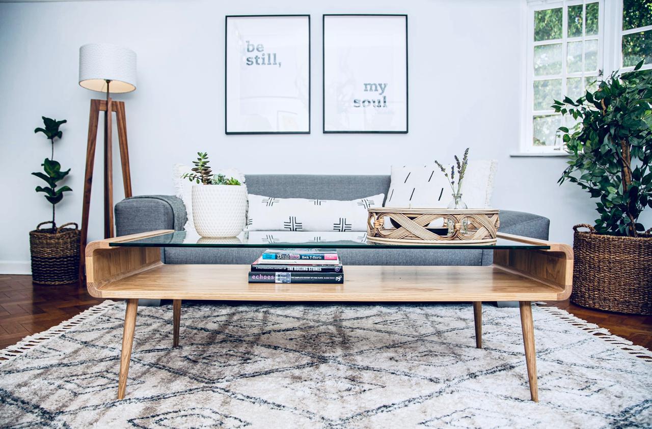 Margot Glass Top Coffee Table